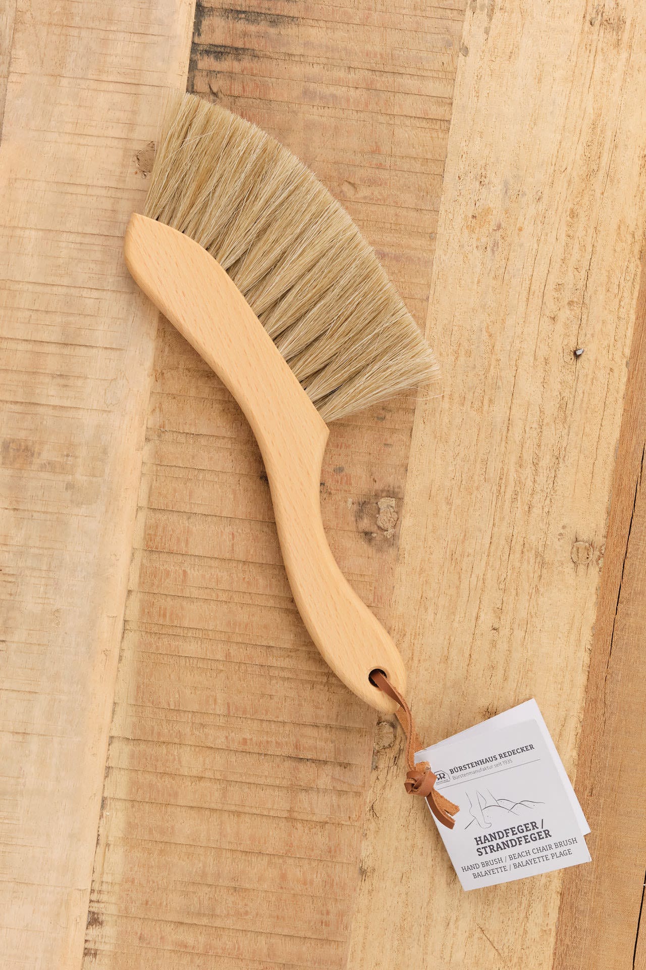 ReDecker Home Cleaning Tools Beach Chair Hand Brush Beechwood / 9.5" L