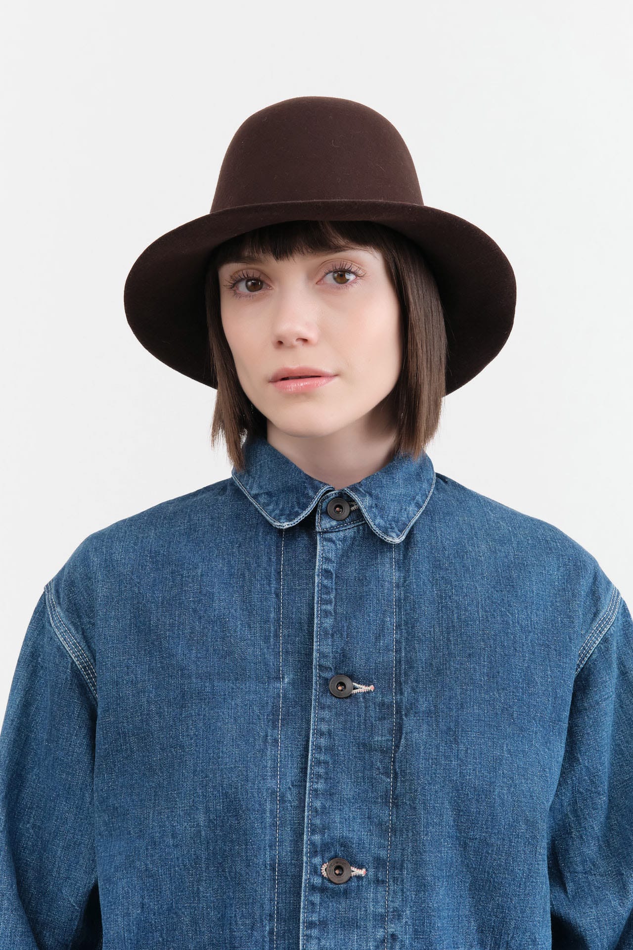 Reinhard Plank Accessories Hats Ibro Wool Pett Hat Brown