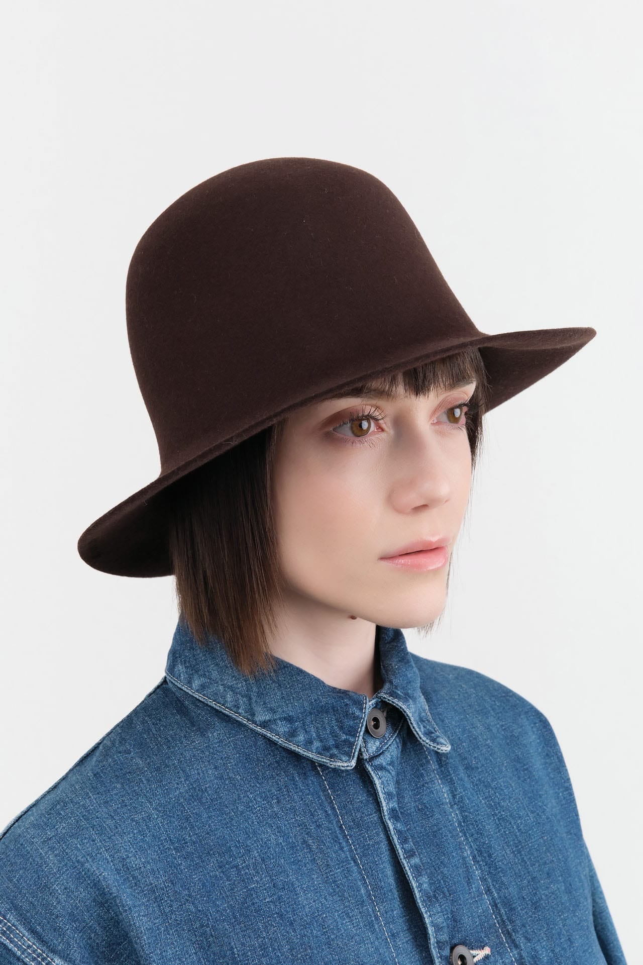 Reinhard Plank Accessories Hats Ibro Wool Pett Hat Brown