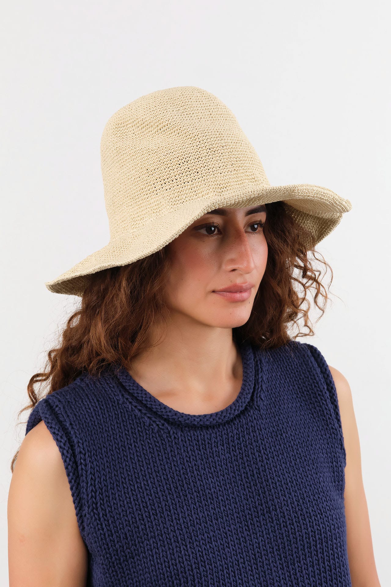 Reinhard Plank Accessories Hats Isle Paper Hat in Natural Natural / One Size