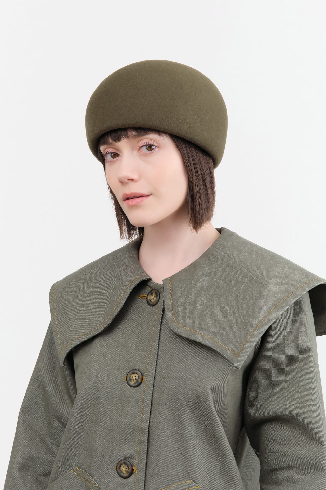 Reinhard Plank Accessories Hats Ovo Wool Hat Green