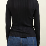 Long Sleeve Post Top by Rachel Comey Fashion in Black