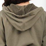 Saarde Apparel Womens Lounge Vintage Wash Robe in Olive