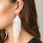 Side view of One Color Earrings