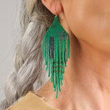 Front view of Jungle Earrings