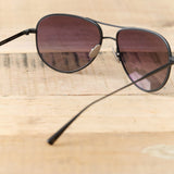 Anderson Sunglasses in Black Sand with Thin Rims by Salt Optics Designer Brand 