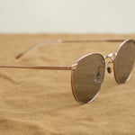 Side of Brower Sunglasses in Rose Gold