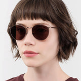 Salt Optics Accessories Sunglasses Brower Sunglasses Rose Gold