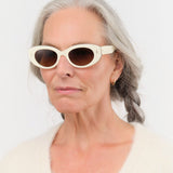 Salt Optics Accessories Sunglasses Cass Sunglasses Bone/Crystal