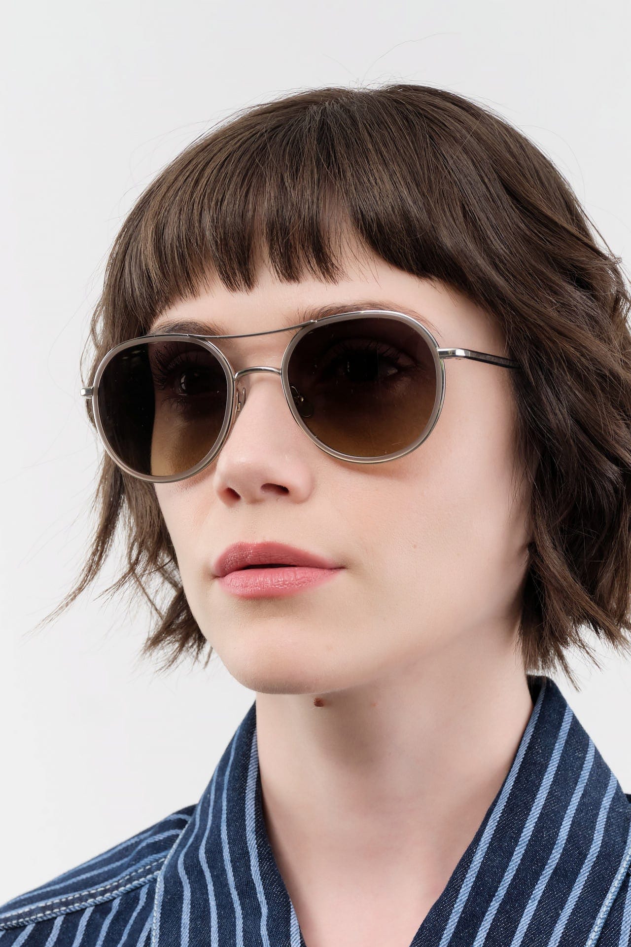 Salt Optics Accessories Sunglasses Desna Sunglasses Traditional Silver/Taupe