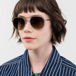 Salt Optics Accessories Sunglasses Desna Sunglasses Traditional Silver/Taupe