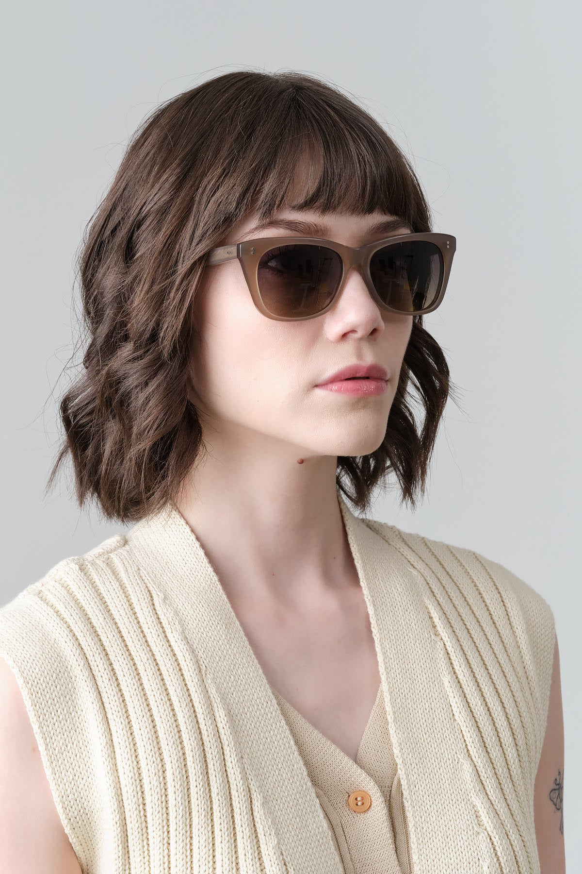 Salt Optics Sela Sunglasses in Taupe