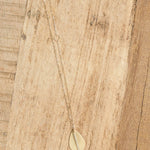 18KY Gold Mod Pave Teardrop Necklace by Sarah McGuire