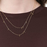 Sarah McGuire Harbor 2 Wrap Necklace in Gold by Designer Brand