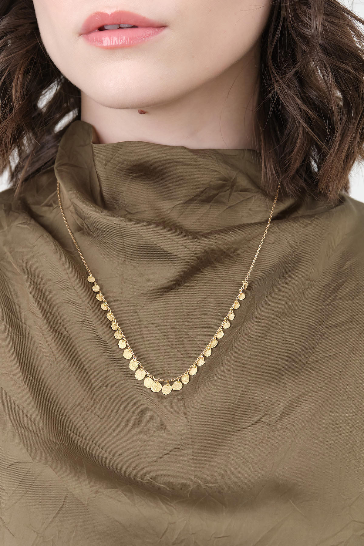 Sarah McGuire Kelp Necklace in Gold