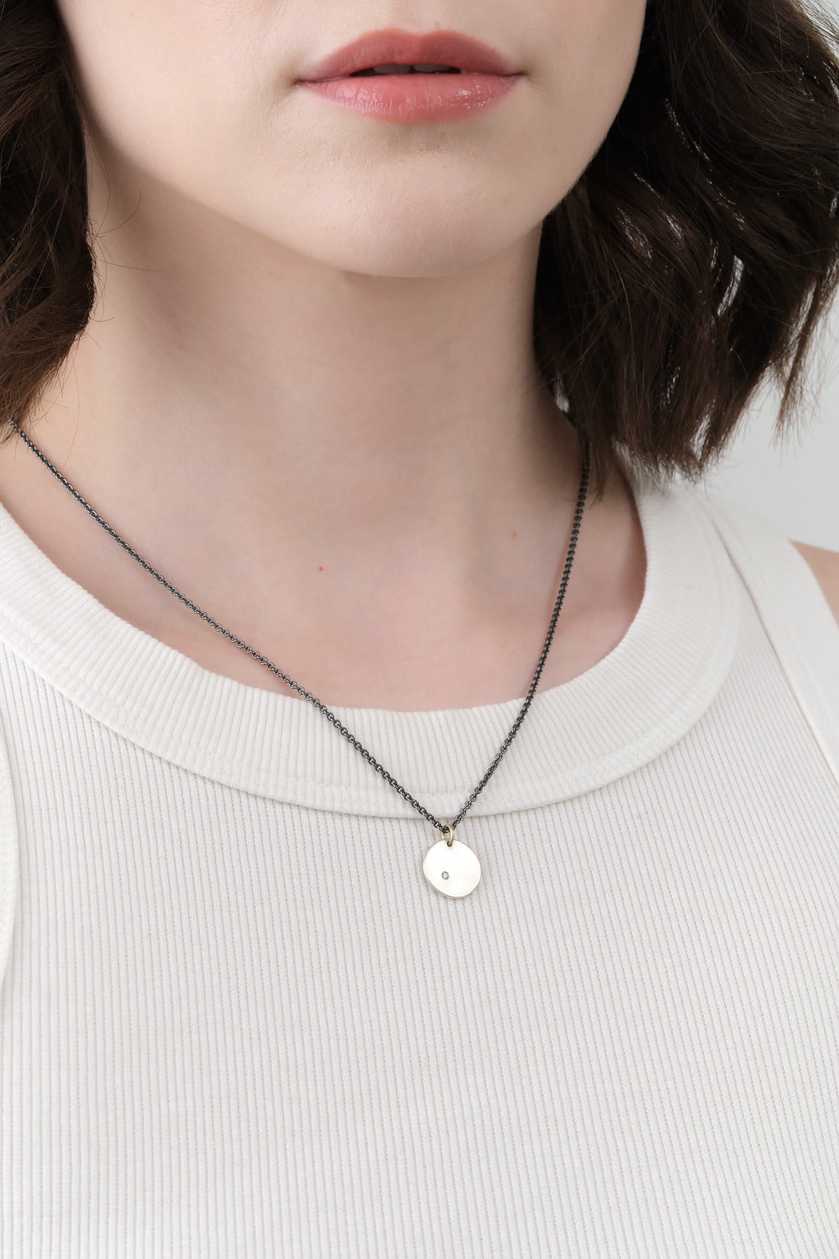 Sarah McGuire Ursa Minor Necklace in Gold with Diamond