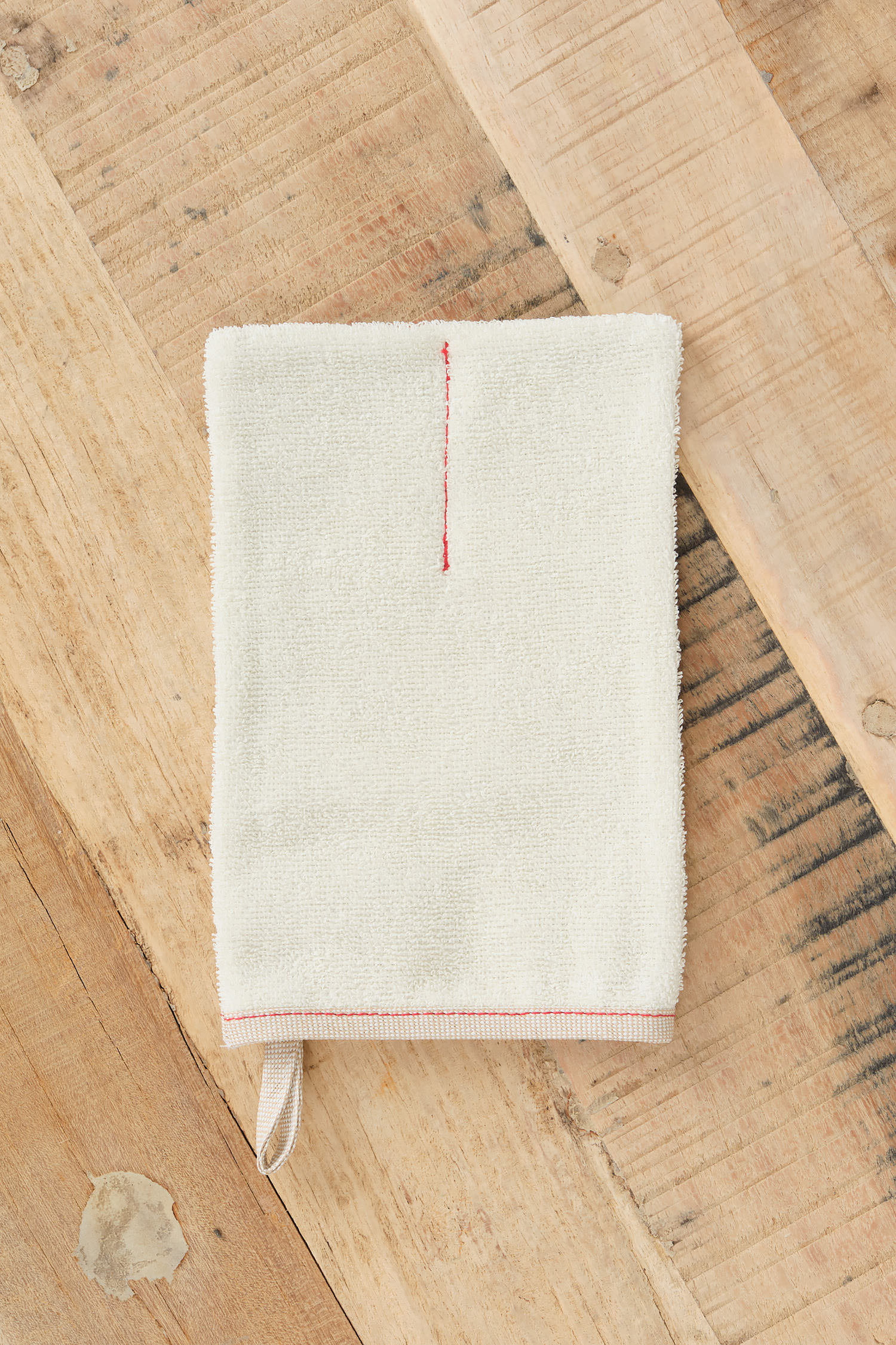 White Body Scrub Mitt by Sasawashi