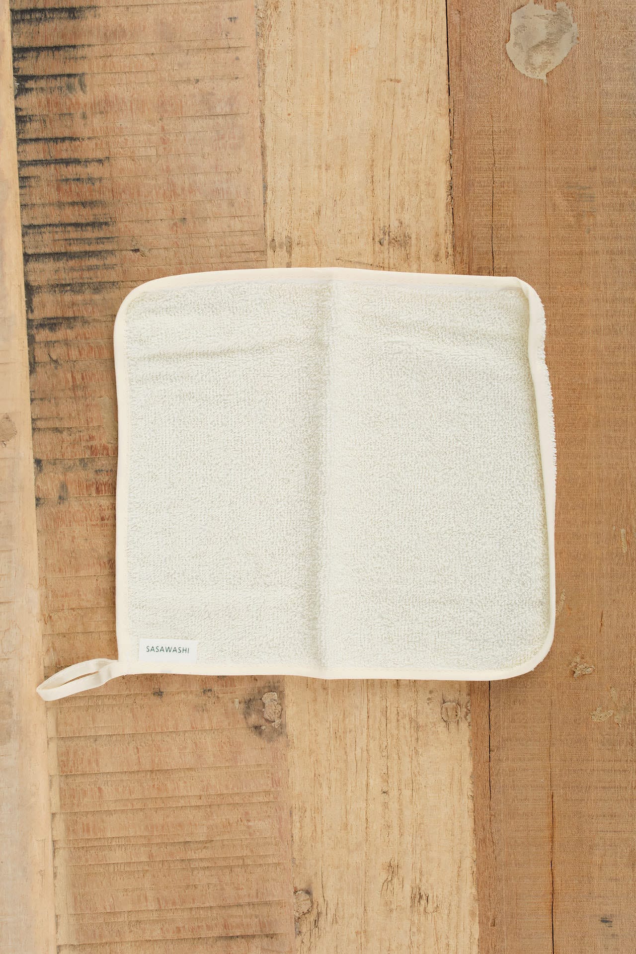Sasawashi Home Bath Towels Sasawashi Face Scrub Towel Natural / 8" L X 7" W