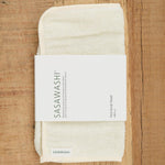 Sasawashi Home Bath Towels Sasawashi Face Scrub Towel Natural / 8" L X 7" W