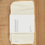Sasawashi Home Bath Towels Sasawashi Face Scrub Towel Natural / 8" L X 7" W