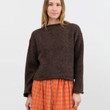 Shaina Mote Apparel Womens Sweaters Bel Sweater in Mud