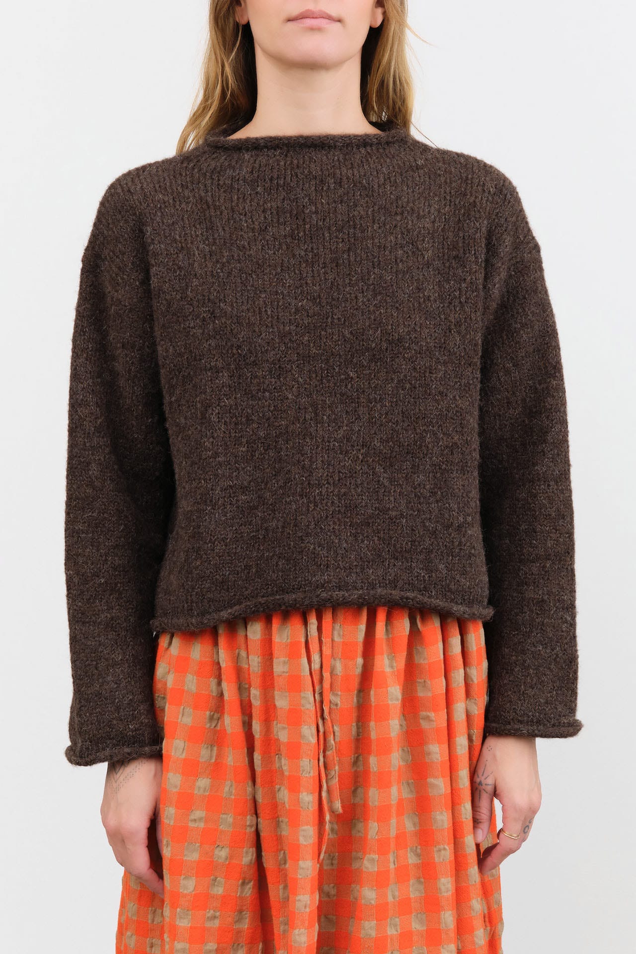Shaina Mote Apparel Womens Sweaters Bel Sweater in Mud