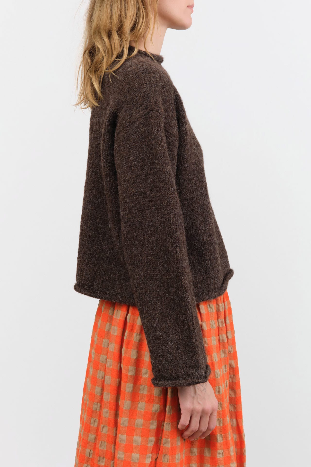 Shaina Mote Apparel Womens Sweaters Bel Sweater in Mud