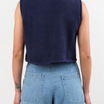 Shaina Mote Apparel Womens Sweaters Brisa Top in Dark Iris
