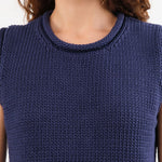 Shaina Mote Apparel Womens Sweaters Brisa Top in Dark Iris