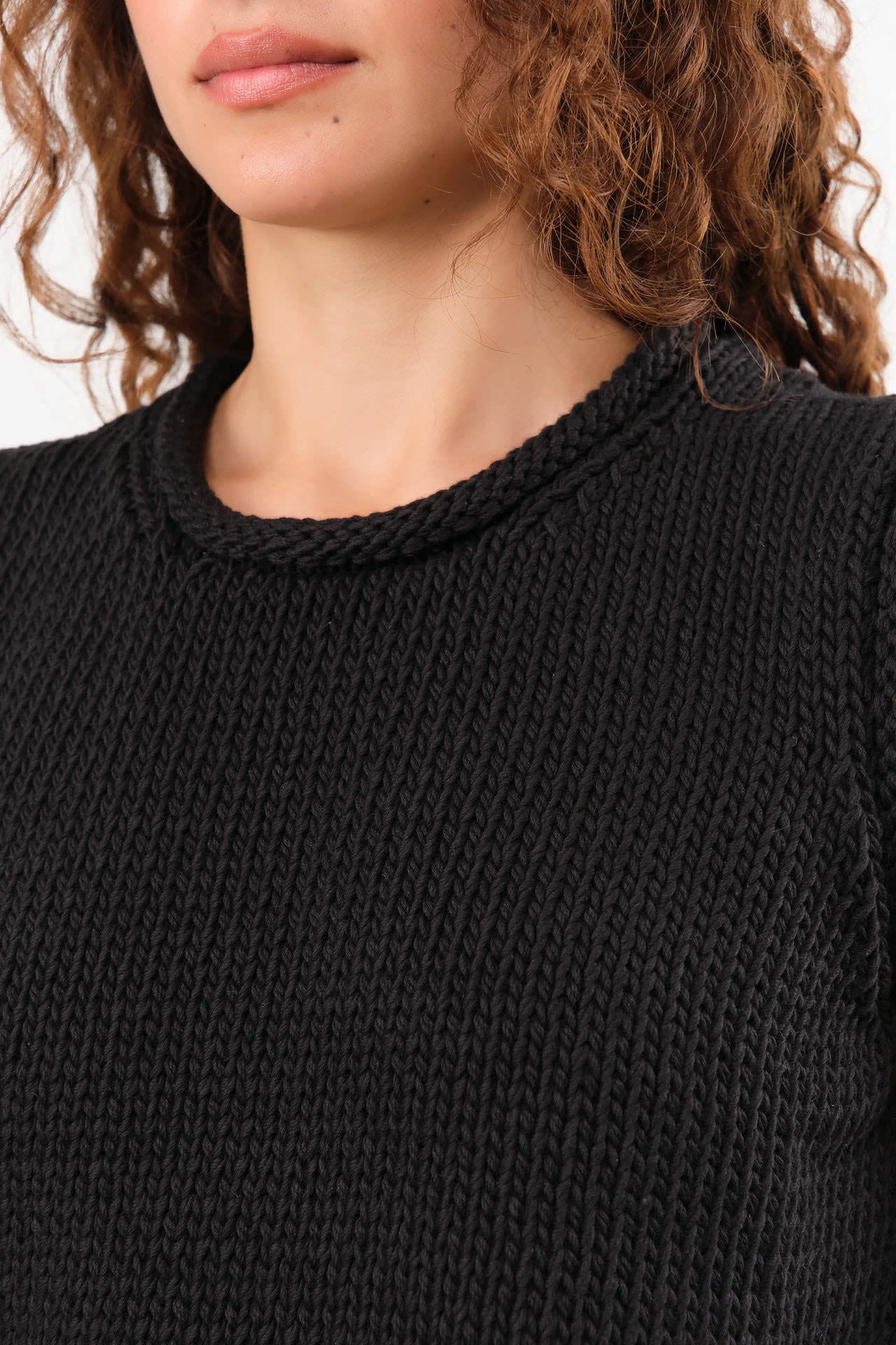 Shaina Mote Apparel Womens Sweaters Brisa Top in Onyx