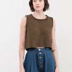 Shaina Mote Apparel Womens Blouses Brisa Top in Umber