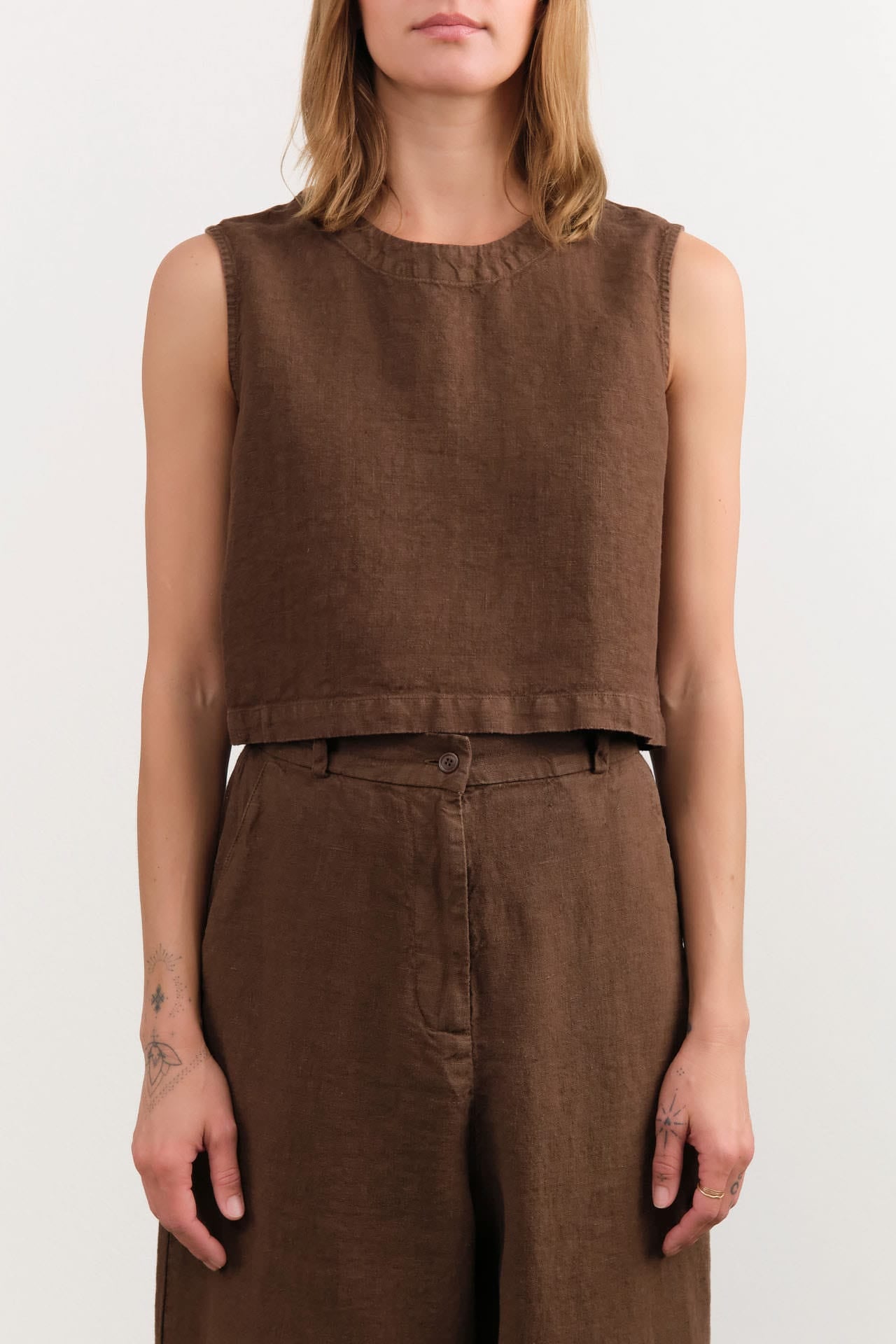 Shaina Mote Apparel Womens Blouses Cielo Top in Chocolate