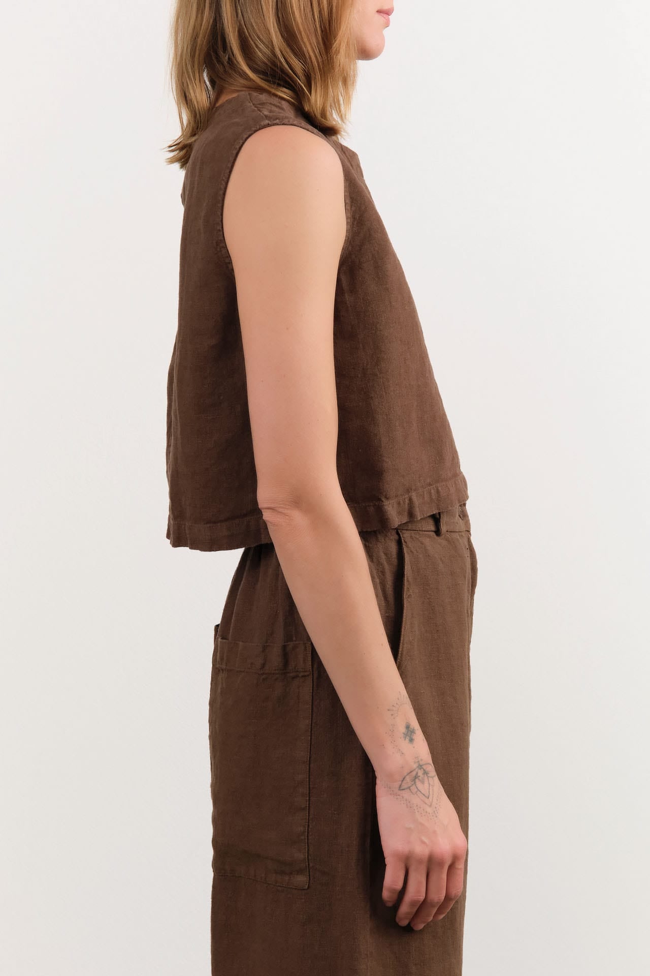 Shaina Mote Apparel Womens Blouses Cielo Top in Chocolate