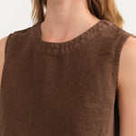 Shaina Mote Apparel Womens Blouses Cielo Top in Chocolate
