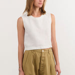 Shaina Mote Apparel Womens Blouses Cielo Top in Natural