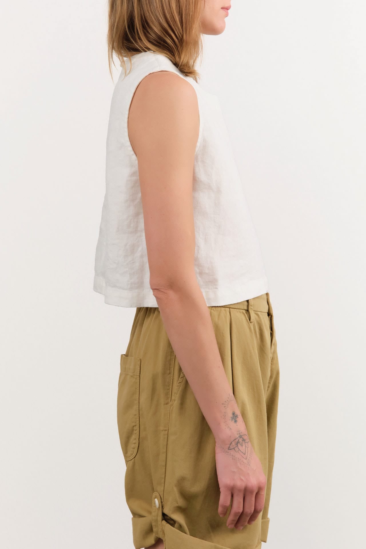 Shaina Mote Apparel Womens Blouses Cielo Top in Natural