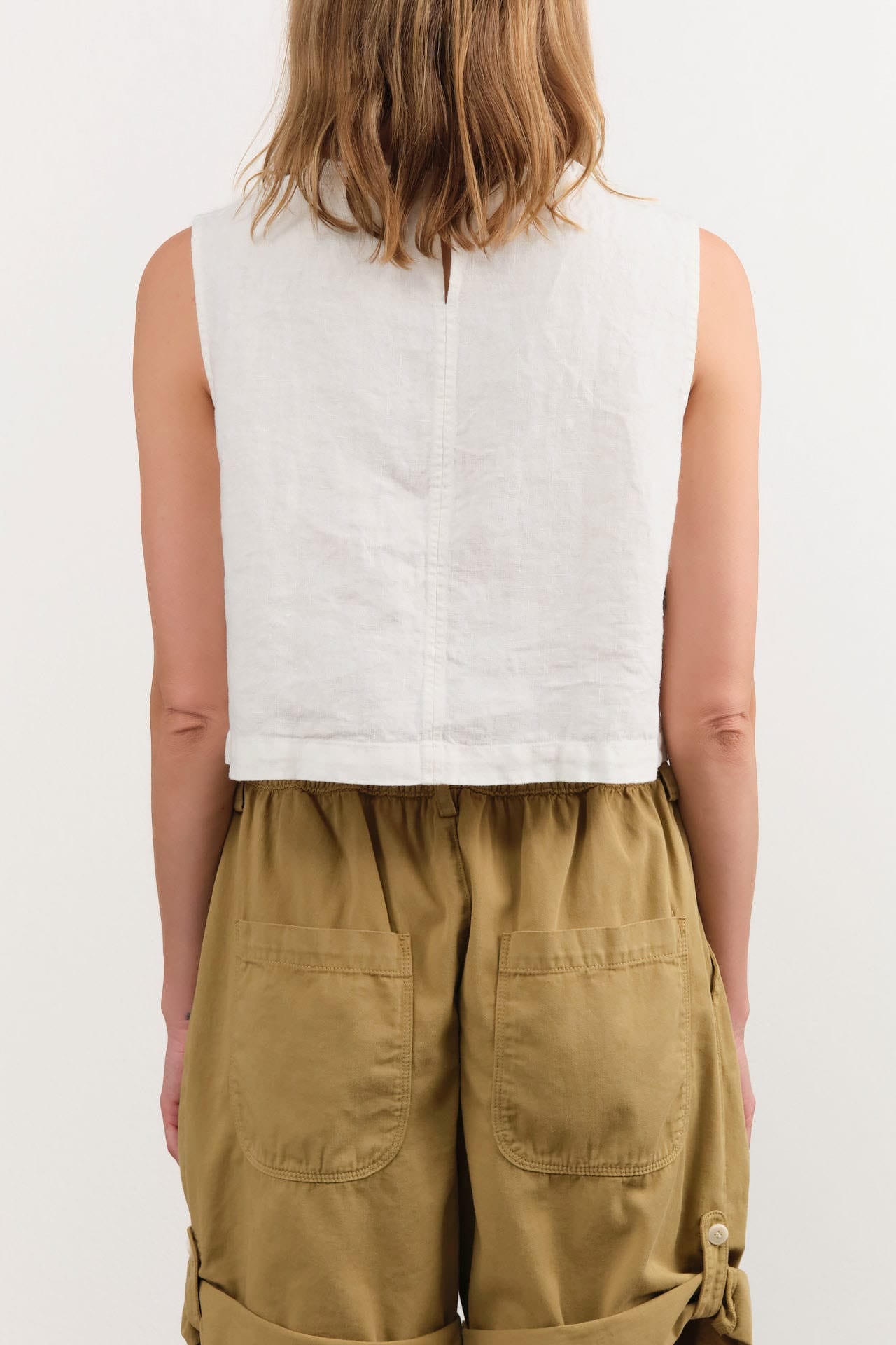 Shaina Mote Apparel Womens Blouses Cielo Top in Natural