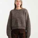 Shaina Mote Apparel Womens Sweaters Classic Crewneck Sweater in Dusk