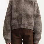 Shaina Mote Apparel Womens Sweaters Classic Crewneck Sweater in Dusk