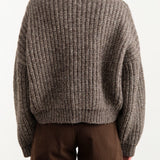 Shaina Mote Apparel Womens Sweaters Classic Crewneck Sweater in Dusk