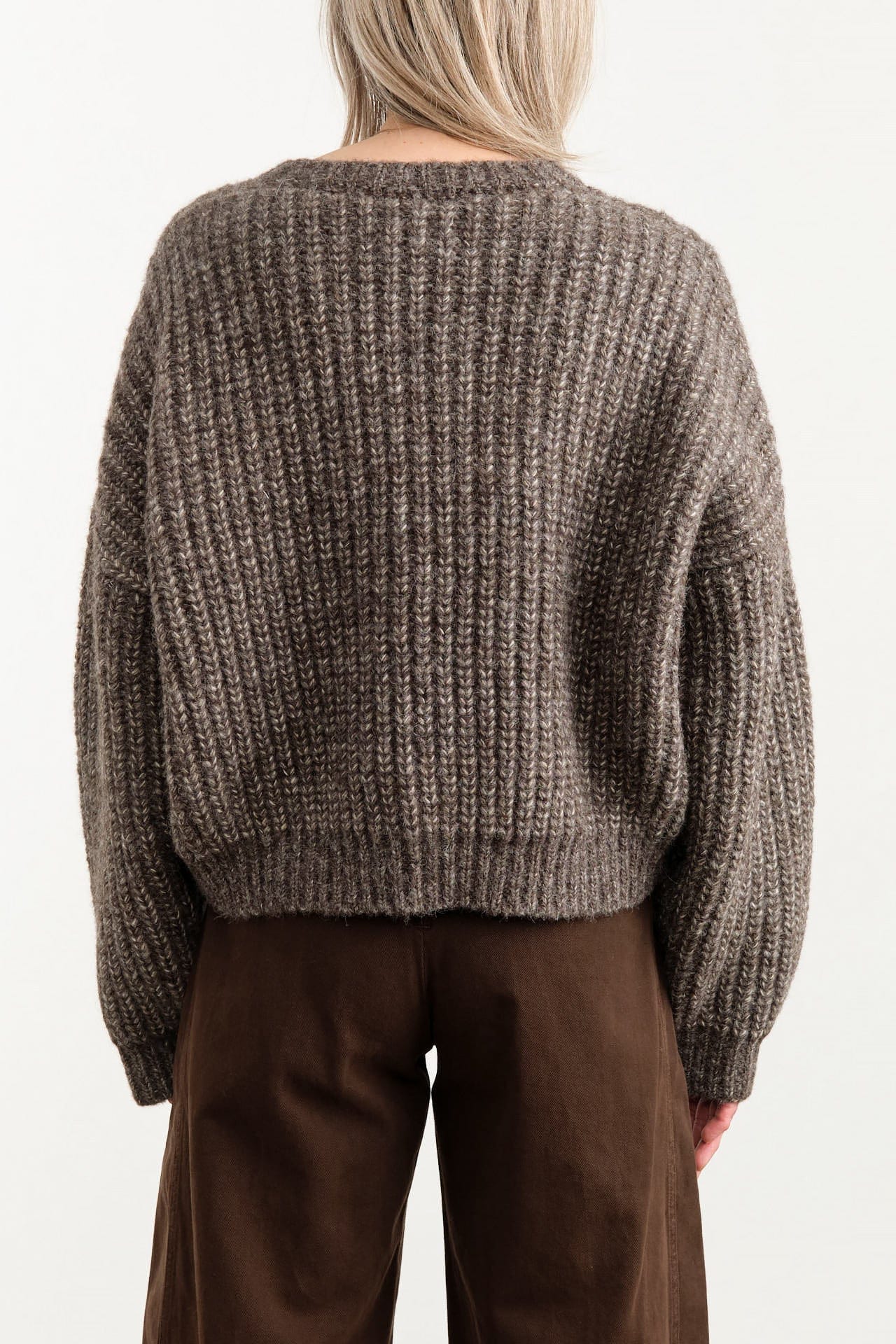 Shaina Mote Apparel Womens Sweaters Classic Crewneck Sweater in Dusk