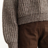 Shaina Mote Apparel Womens Sweaters Classic Crewneck Sweater in Dusk