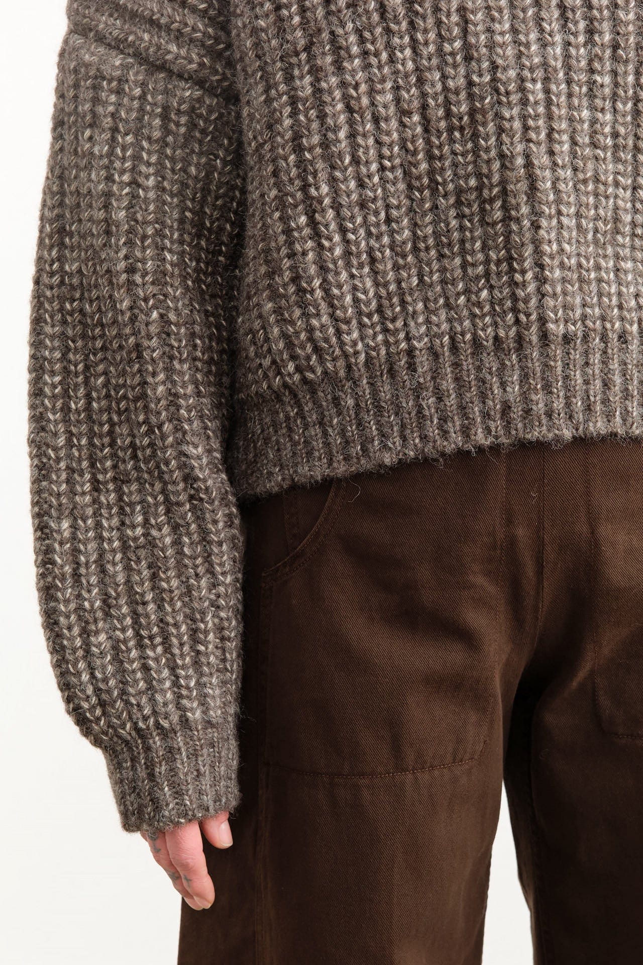 Shaina Mote Apparel Womens Sweaters Classic Crewneck Sweater in Dusk