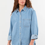 Shaina Mote Apparel Womens Outerwear Shaina Mote Denim Overshirt