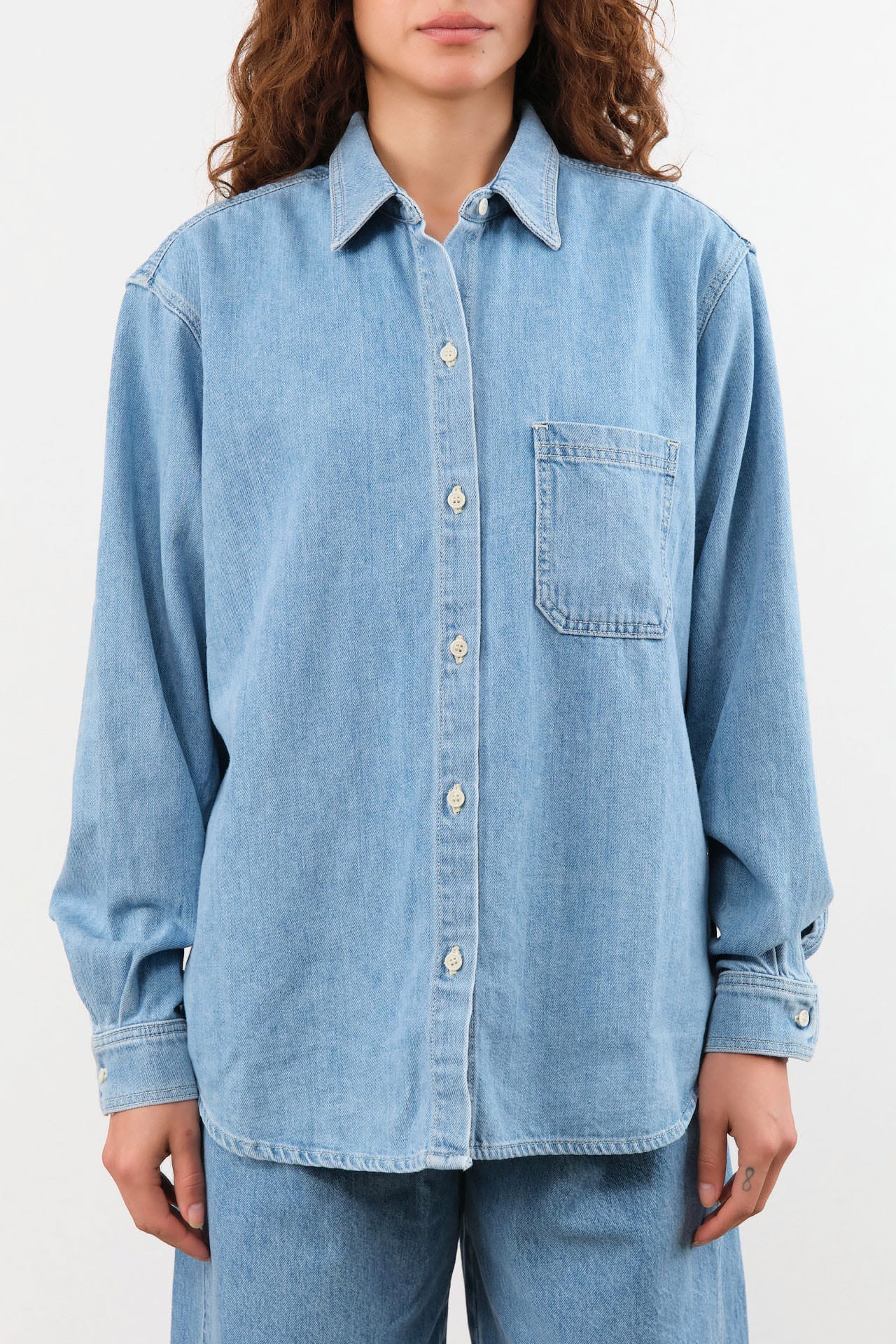 Shaina Mote Apparel Womens Outerwear Shaina Mote Denim Overshirt