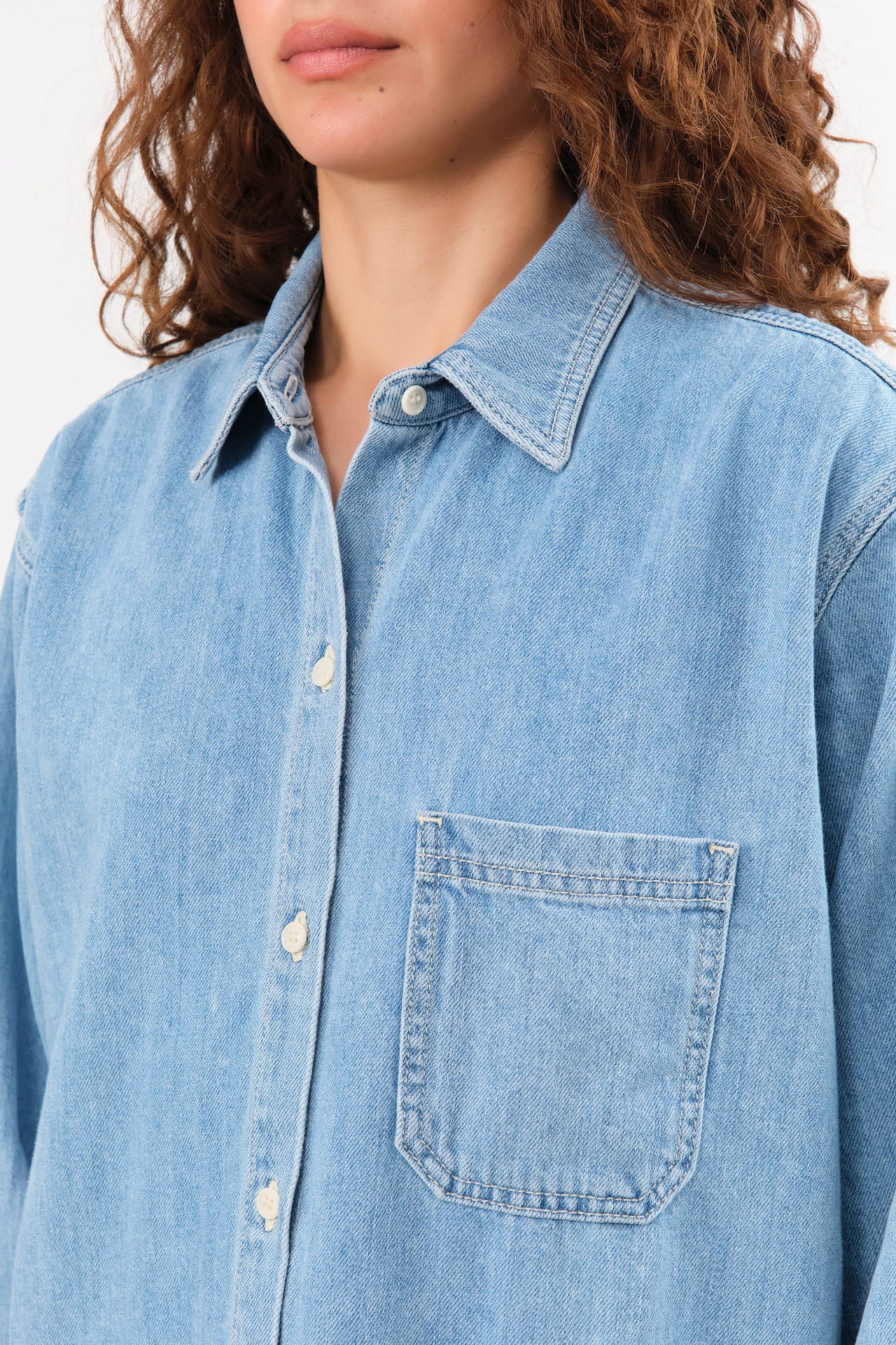 Shaina Mote Apparel Womens Outerwear Shaina Mote Denim Overshirt