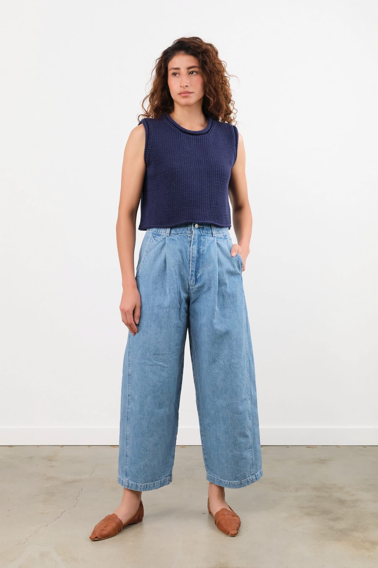 Shaina Mote Apparel Womens Denim Emil Pant in Superwash