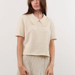 Shaina Mote Apparel Womens Blouses Lace Collar Tee