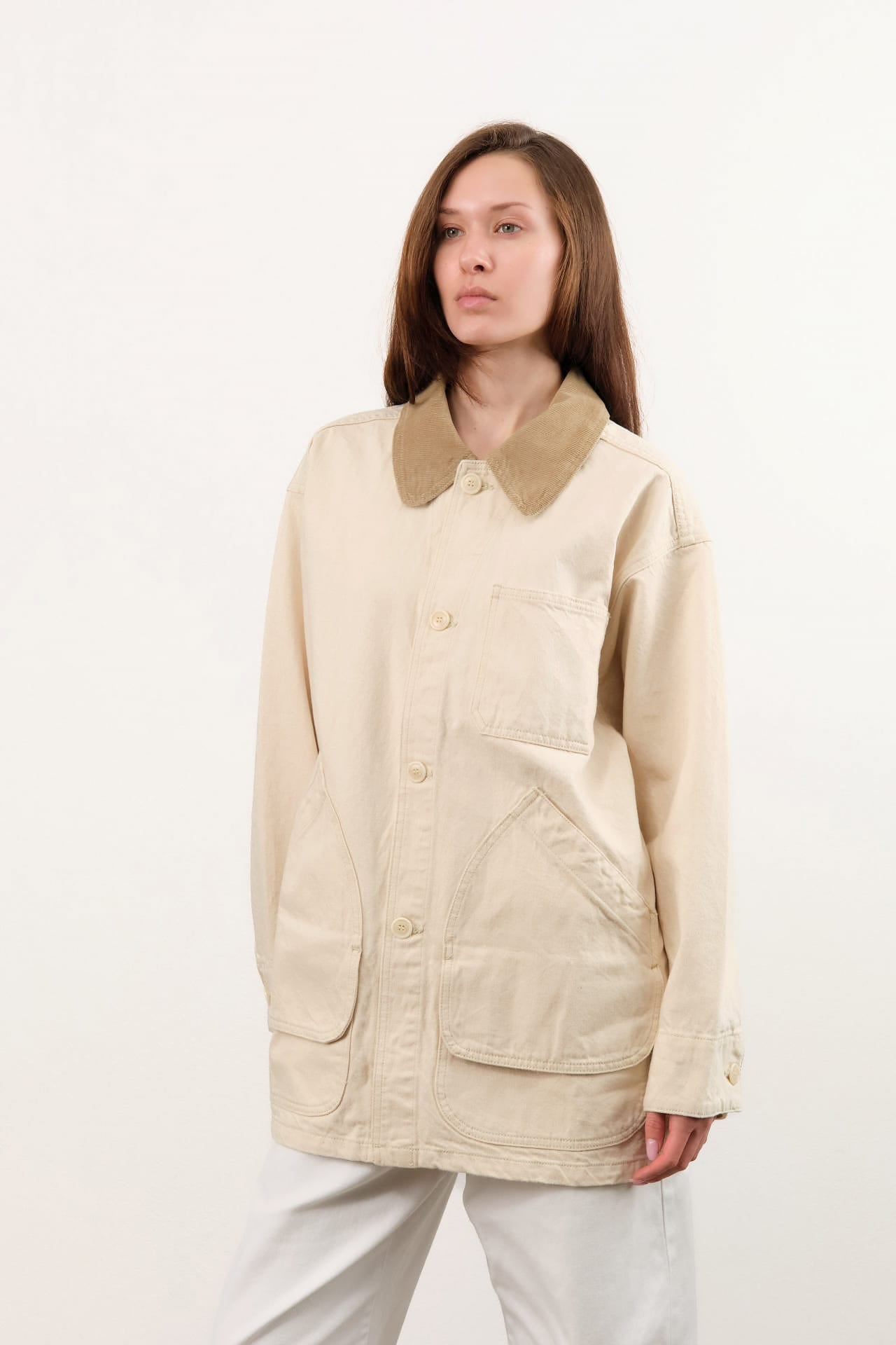 Shaina Mote Apparel Womens Outerwear Painter Coat Denim