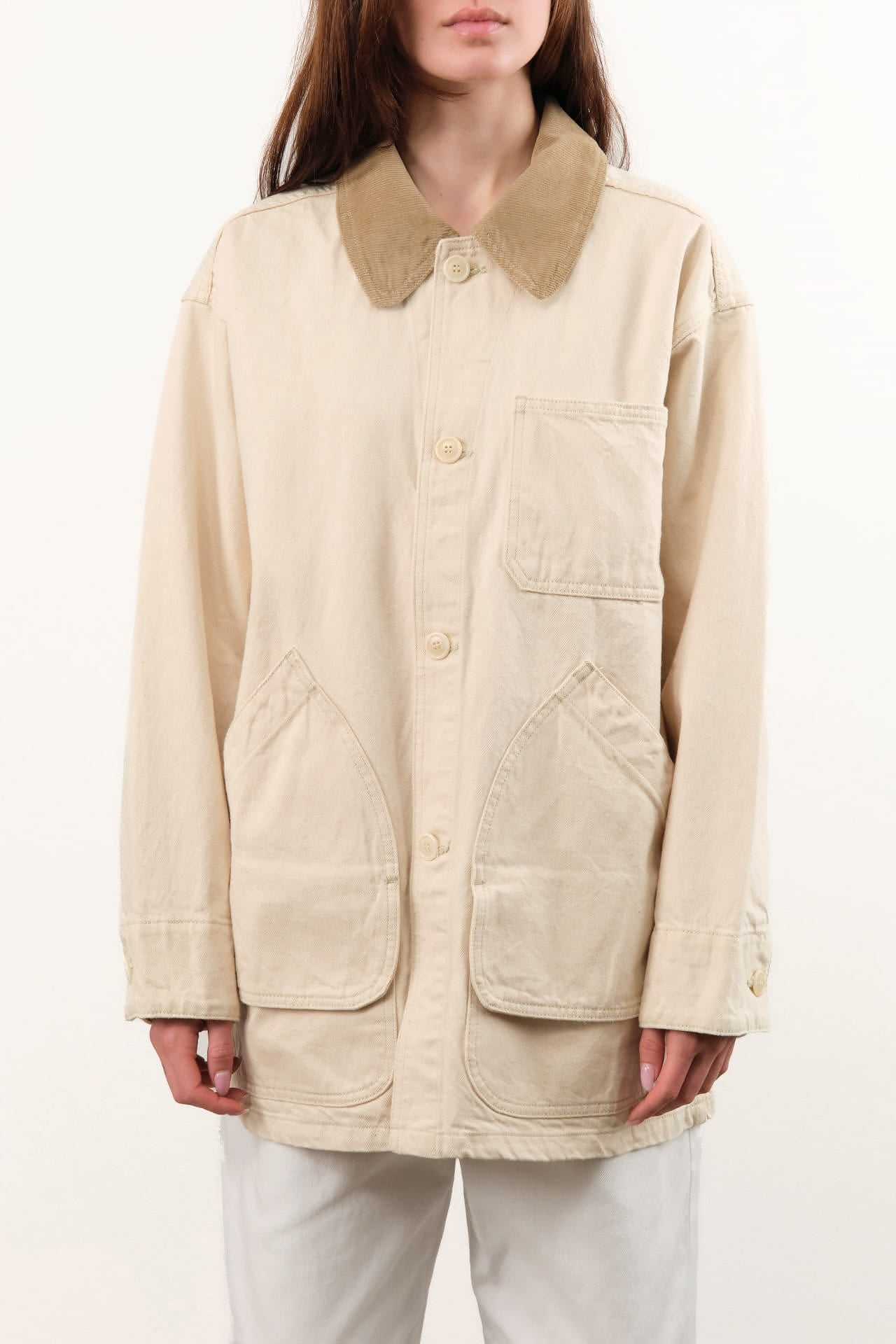 Shaina Mote Apparel Womens Outerwear Painter Coat Denim
